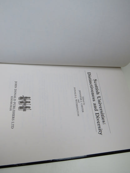 Scottish Universities: Distinctiveness and Diversity Edited By Jennifer J. Carter and Donald J. With book image 4