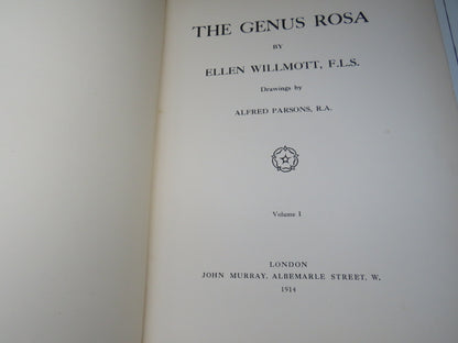 The Genus Rosa by Ellen Willmott, Vol I-II, 1914, Rare Antique Books book image 11