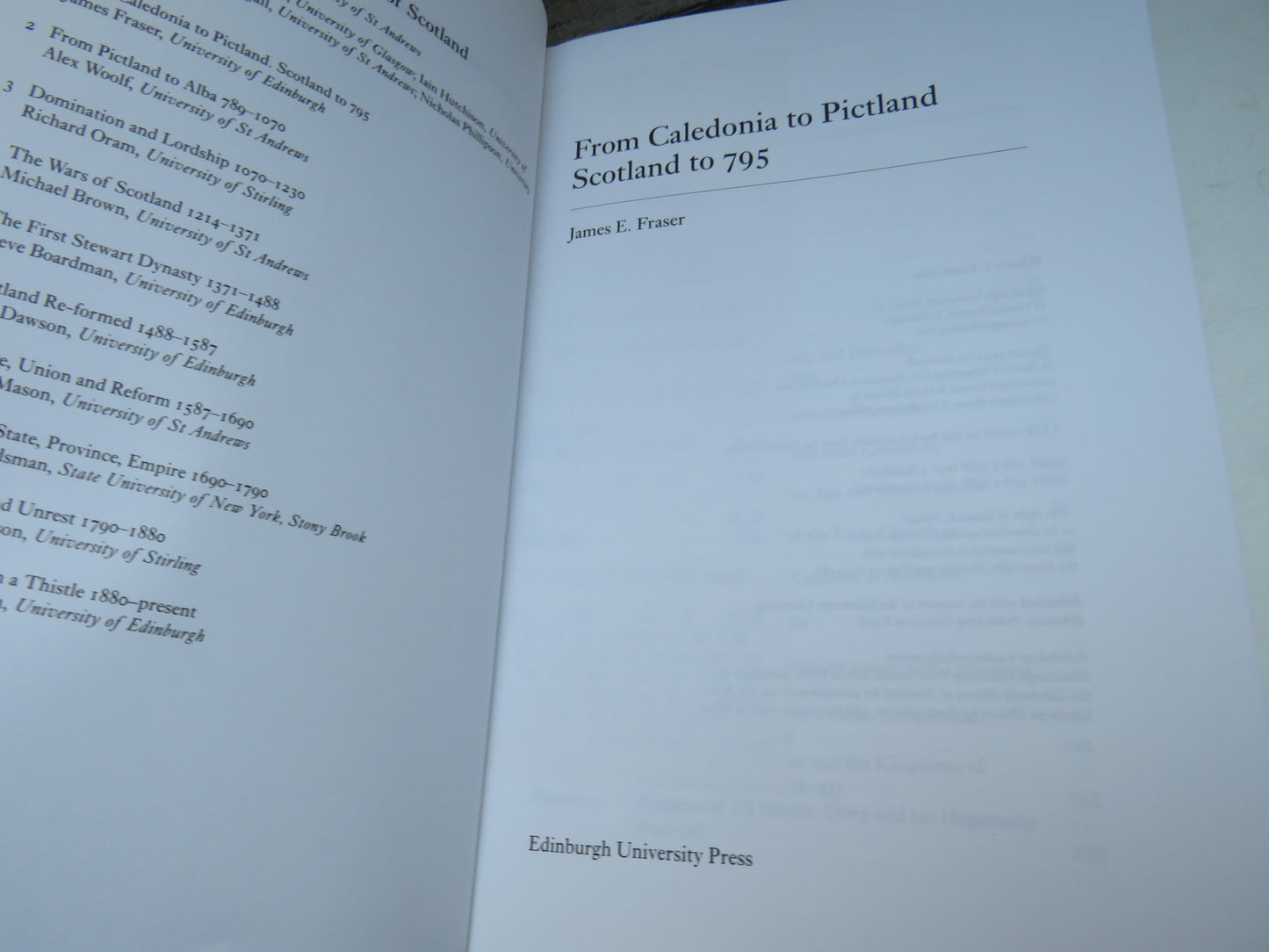 From Caledonia To Pictland Scotland To 795 By James E. Fraser 2009