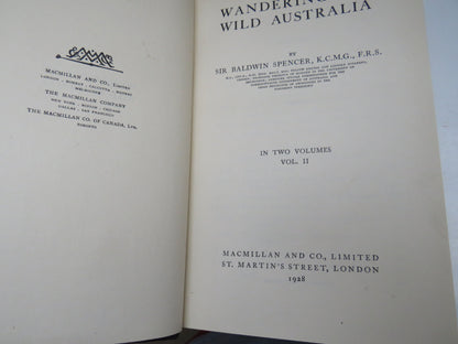 Wanderings In Wild Australia by Baldwin Spencer, 1928, Vol I & II, Antique Book book image 8