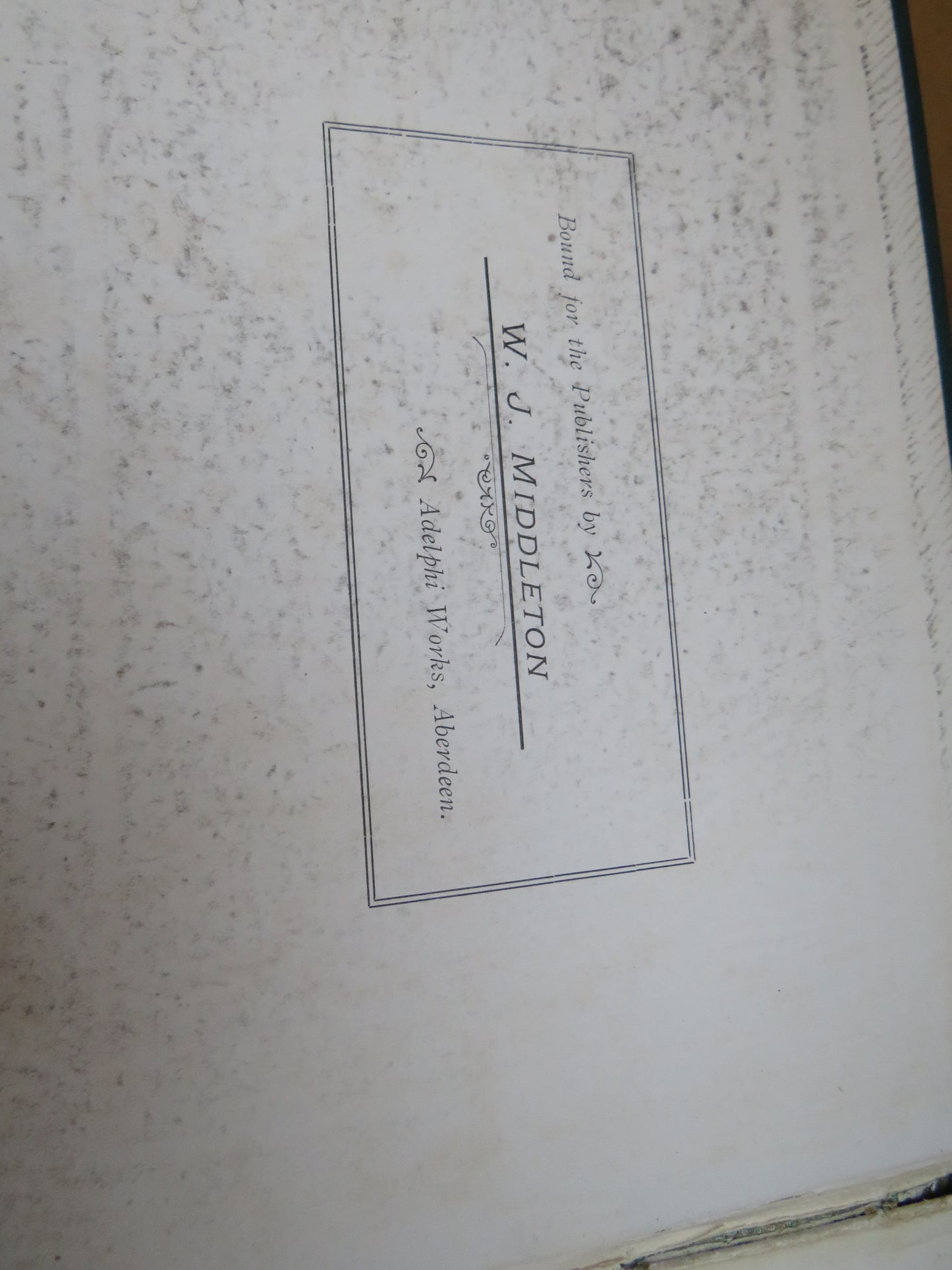 Picturesque Donside Antique Picture Book With Images of Dyce, Grandholm Works, Persley Den etc