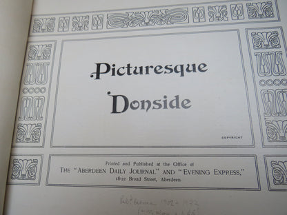 Picturesque Donside Antique Picture Book With Images of Dyce, Grandholm Works, Persley Den etc book image 6