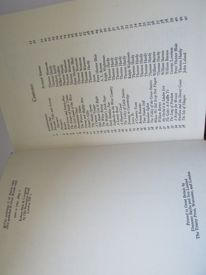 A West Country Anthology Compiled By S.H. Burton 1975 book image 3