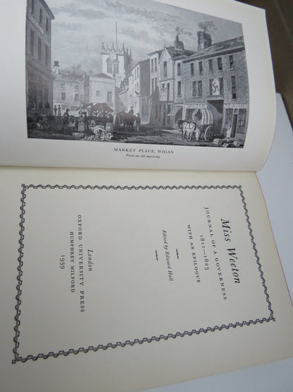 Miss Weeton Journal of a Governess 1811-1825 With An Epilogue Edited By Edward Hall 1939 book image 5