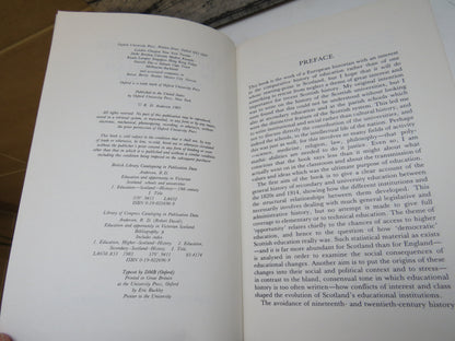 Education and Opportunity In Victorian Scotland Schools & Universities By R.D. Anderson 1983 book image 5