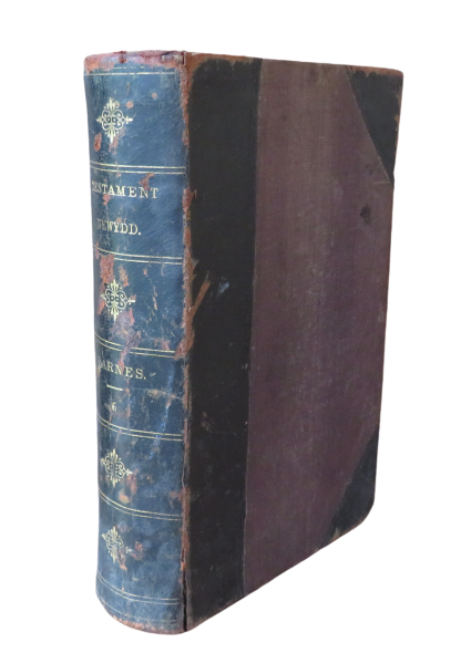 Y Testament Newydd Gyda Sylwadau Eglurhaol Ac Ymarferol Gan Y Parch Albert Barnes 1860 book front cover