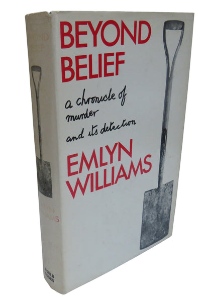Beyond Belief A Chronicle of Murder and Its Detection By Emlyn Williams 1968 book front cover