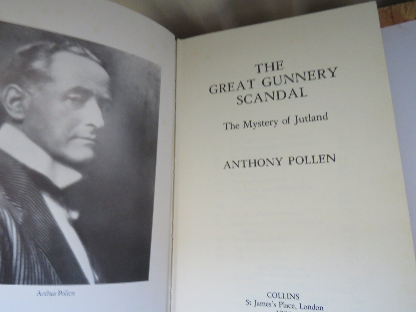 The Great Gunnery Scandal The Mystery of Jutland By Anthony Pollen 1980