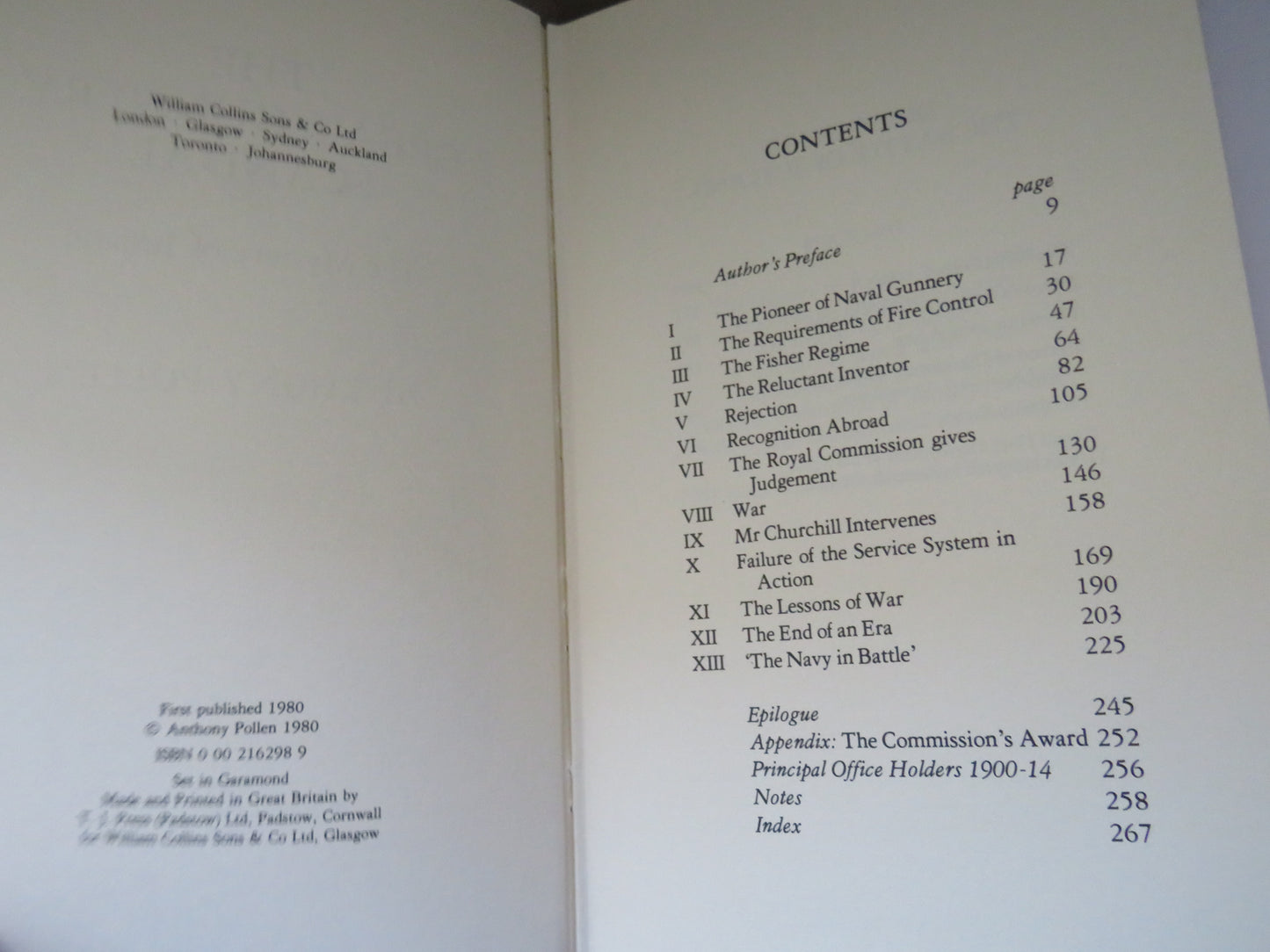The Great Gunnery Scandal The Mystery of Jutland By Anthony Pollen 1980