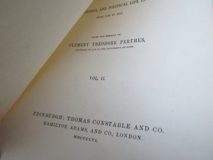 Memoirs of Frederick Perthes Or Literary, Religious and Political Life In Germany From 1789 To 1843  book image 5