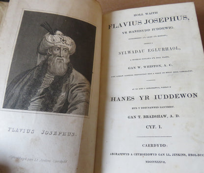 Holl Waith Flavius Josephus YR Hanesydd Iuddewig 1837 Antique Welsh Book book image 4