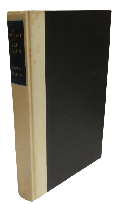 A Portrait of Lord Nelson By Oliver Warner 1959 book front cover