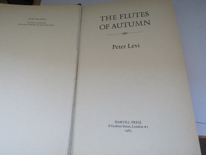 The Flutes of Autumn By Peter Levi 1983 book image 2