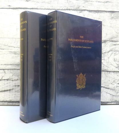 The Parliaments of Scotland Burgh and Shire Commissioners 2 Volume Set 1992, 1993 book front cover