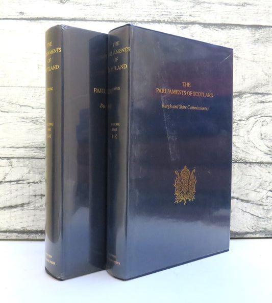 The Parliaments of Scotland Burgh and Shire Commissioners 2 Volume Set 1992, 1993