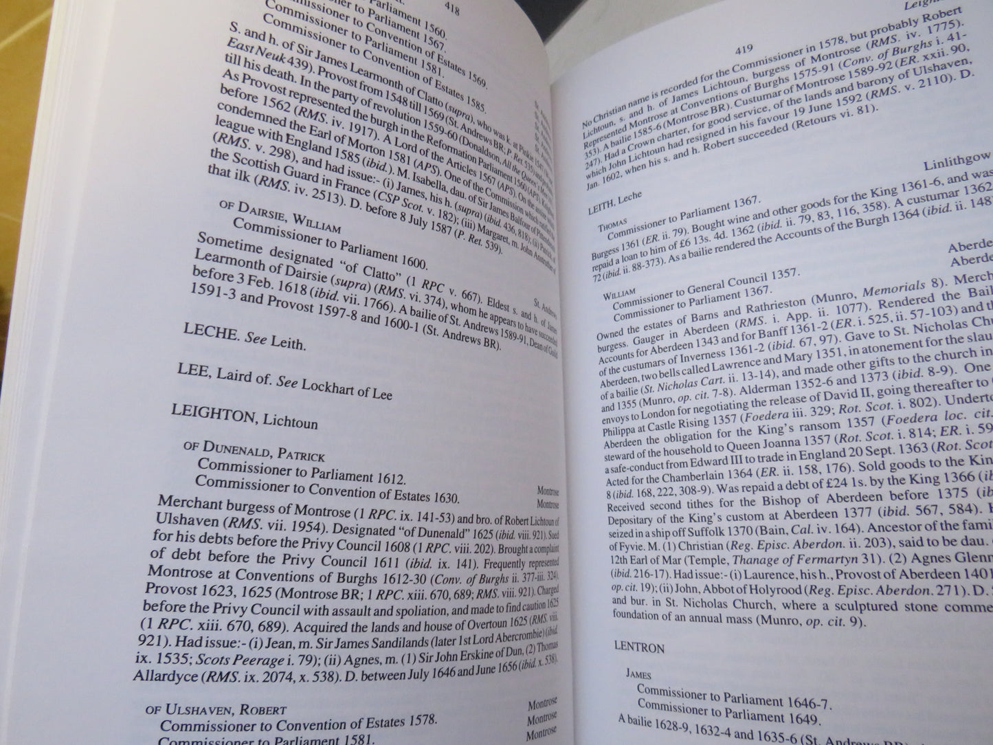 The Parliaments of Scotland Burgh and Shire Commissioners 2 Volume Set 1992, 1993