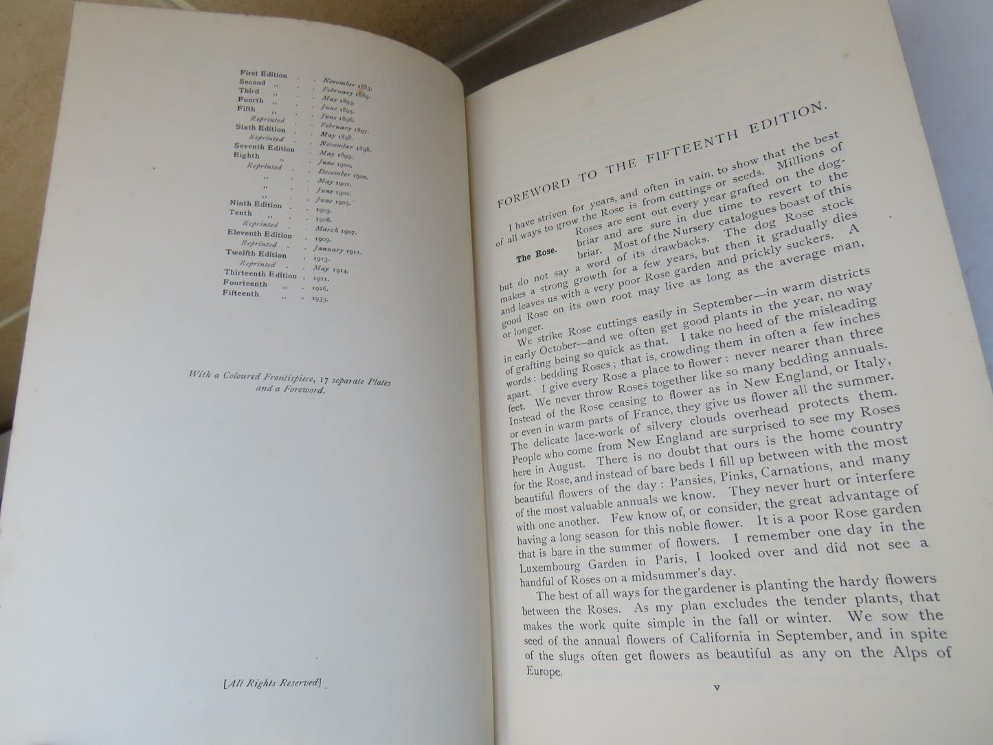 The English Flower Garden and Home Grounds Of Hardy Trees and Flowers Only, By W. Robinson 15th Edition