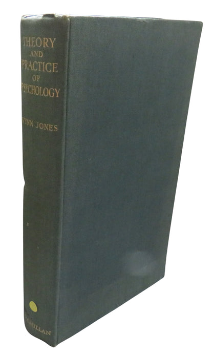 An Introduction To Theory Practice of Psychology By LL. Wynn Jones 1934 book front cover