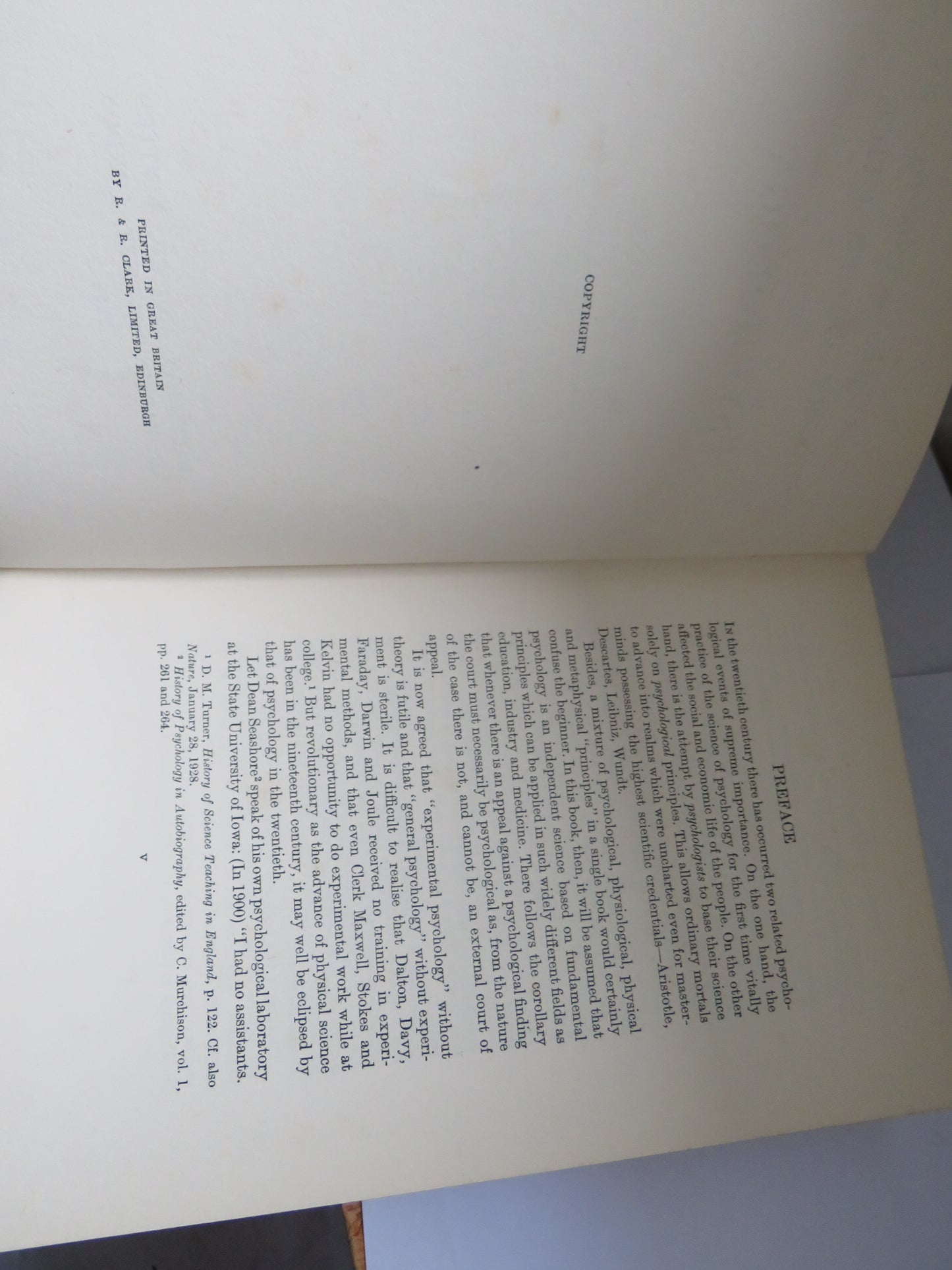 An Introduction To Theory Practice of Psychology By LL. Wynn Jones 1934