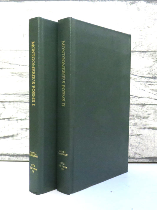 Alexander Montgomerie Poems Volume I : Text & Volume 2 : Notes 2000