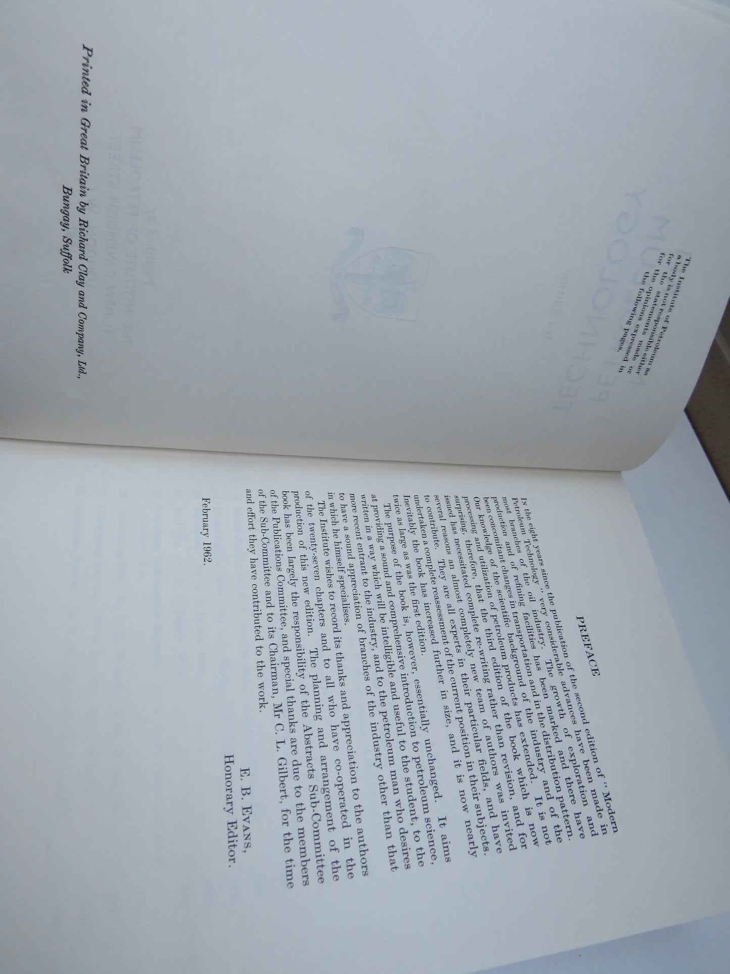 Modern Petroleum Technology 3rd Edition 1962 Vintage Book
