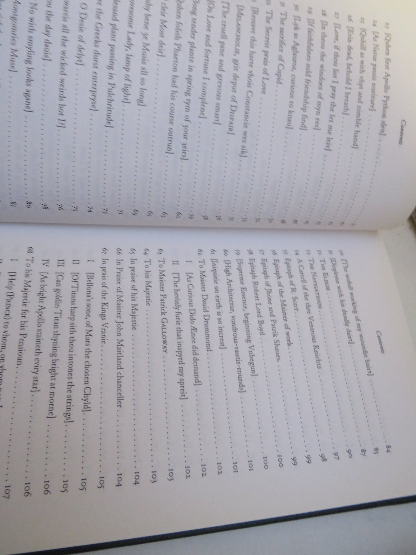 Alexander Montgomerie Poems Volume I : Text & Volume 2 : Notes 2000