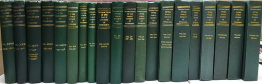 Collection of 20 Volumes of "Transactions Of The Gaelic Society of Inverness" 1908-2006