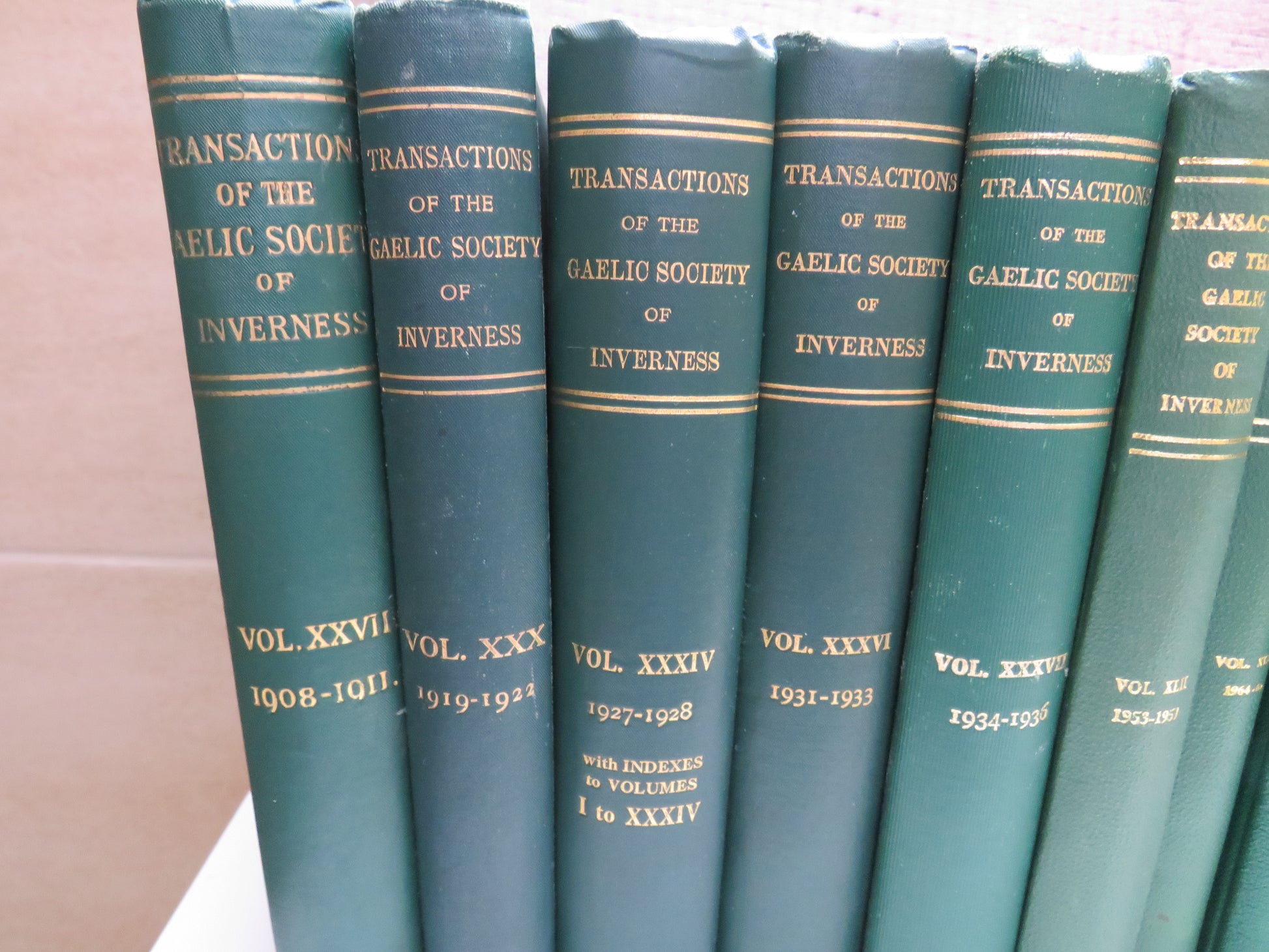 Collection of 20 Volumes of "Transactions Of The Gaelic Society of Inverness" 1908-2006 book image 2