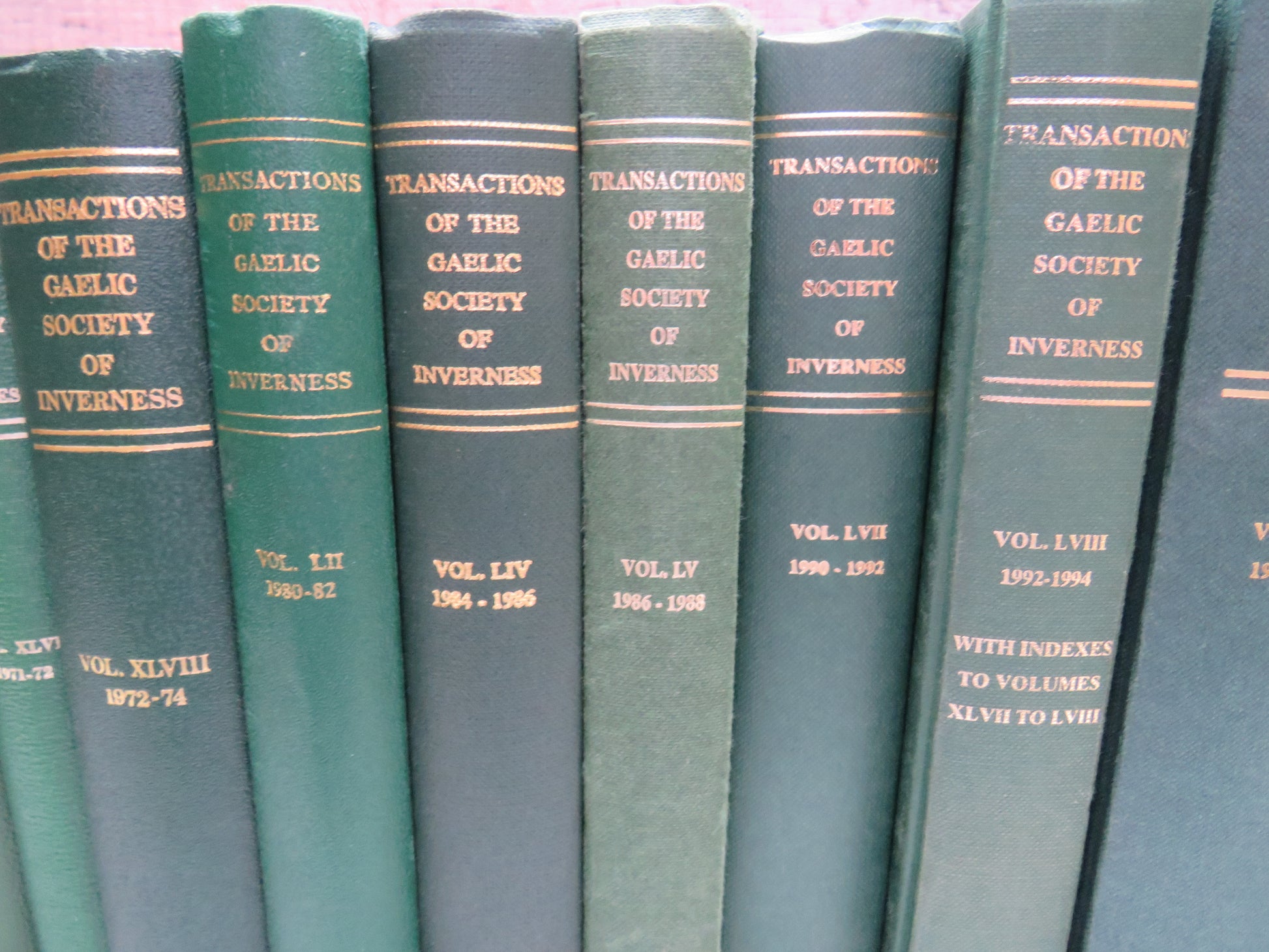 Collection of 20 Volumes of "Transactions Of The Gaelic Society of Inverness" 1908-2006 book image 4