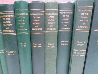 Collection of 20 Volumes of "Transactions Of The Gaelic Society of Inverness" 1908-2006 book image 4