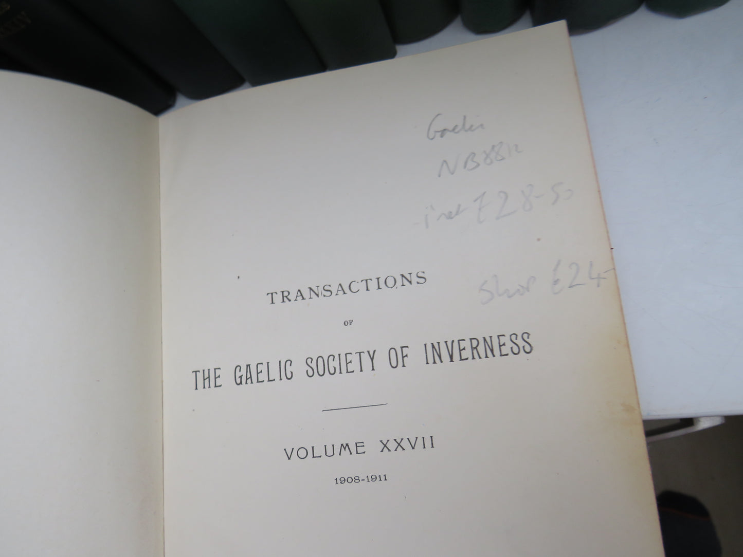 Collection of 20 Volumes of "Transactions Of The Gaelic Society of Inverness" 1908-2006 book image 11