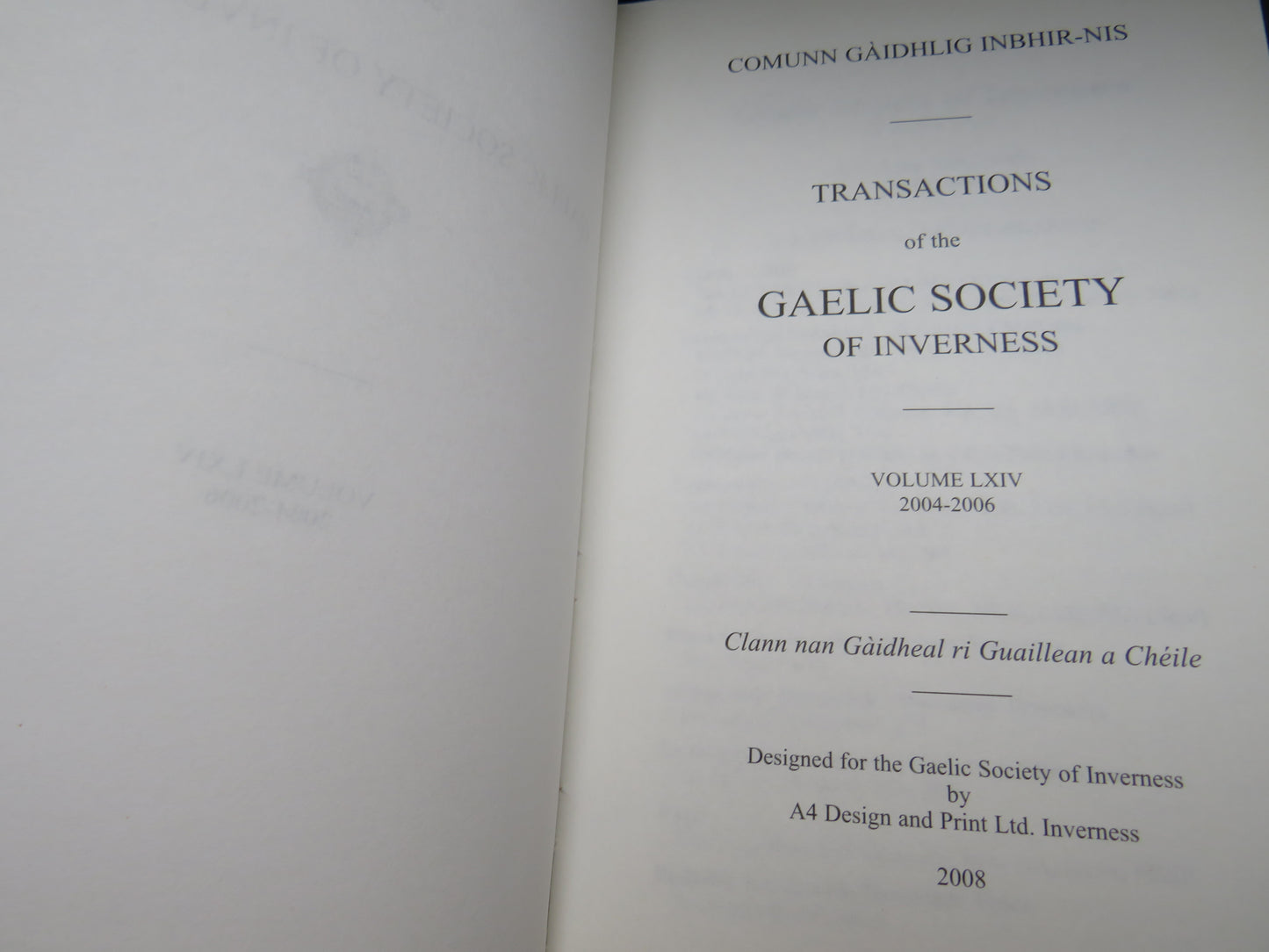 Collection of 20 Volumes of "Transactions Of The Gaelic Society of Inverness" 1908-2006 book image 15