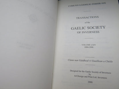 Collection of 20 Volumes of "Transactions Of The Gaelic Society of Inverness" 1908-2006 book image 15