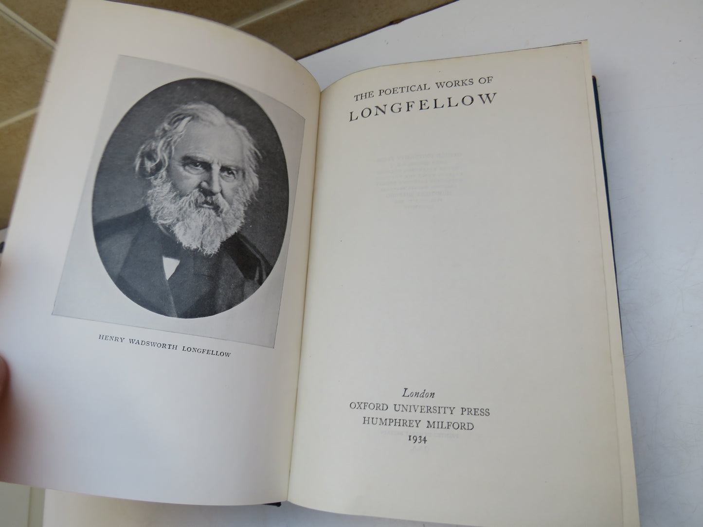 The Poetical Works of Longfellow 1934