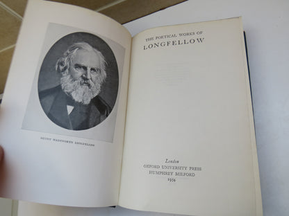 The Poetical Works of Longfellow 1934 book image 3