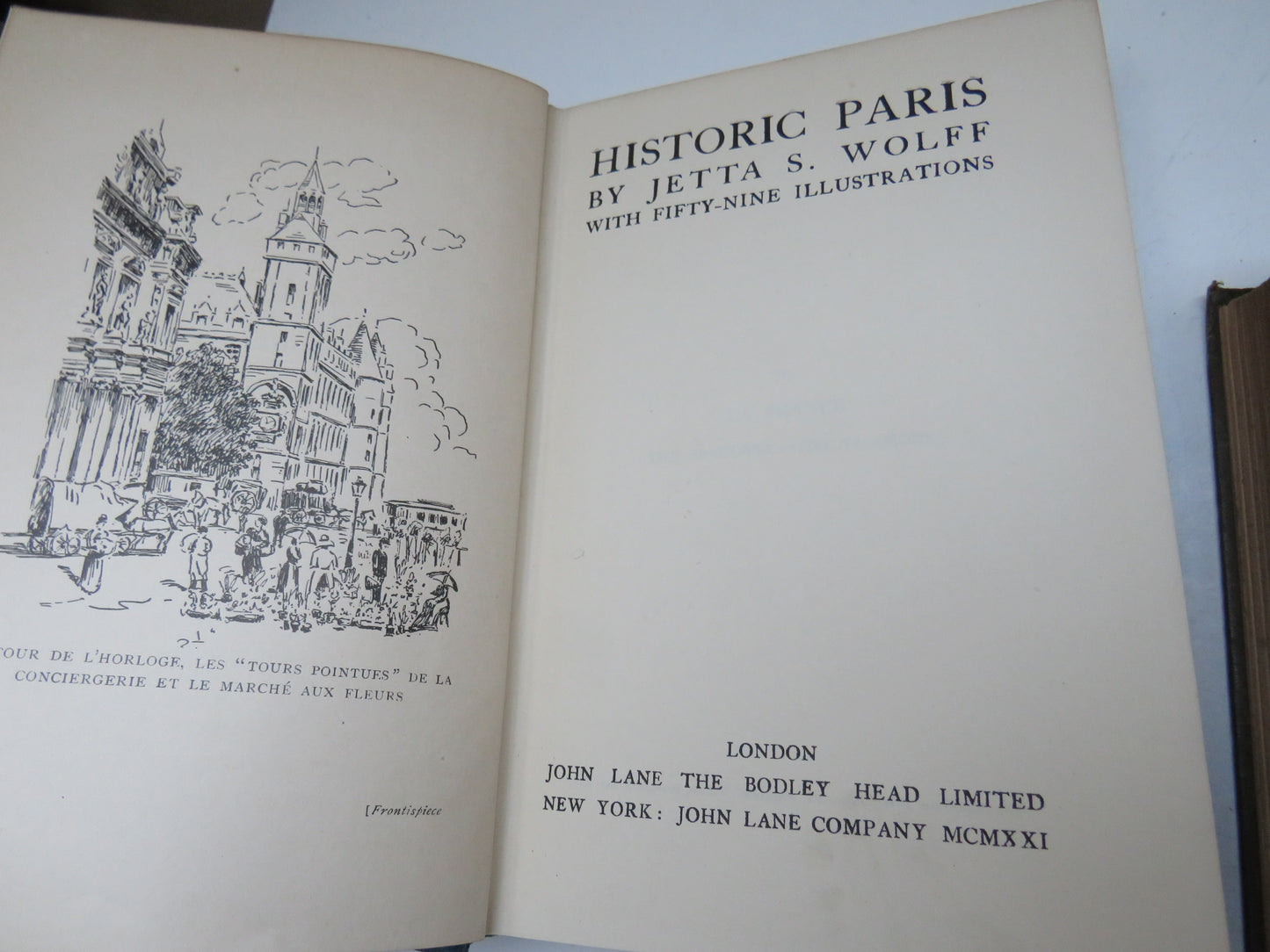 Historic Paris By Jetta S. Wolff With Fifty-Nine Illustrations Antique Book