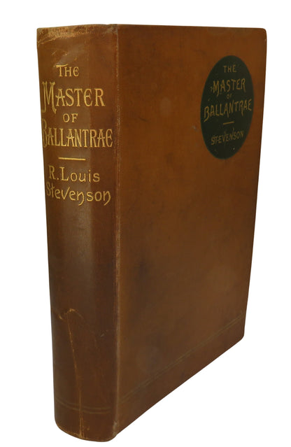 The Master of Ballantrae, A Winter's Tale, by Robert Louis Stevenson, 1891, Antique Classic Novel book front cover