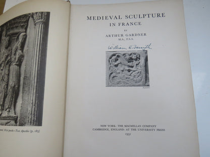 Medieval Sculpture In France By Arthur Gardner 1931 Antique Book book image 3