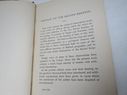 Egypt and Syria: Their Physical Features In Relation To Bible History By Sir J. William Dawson