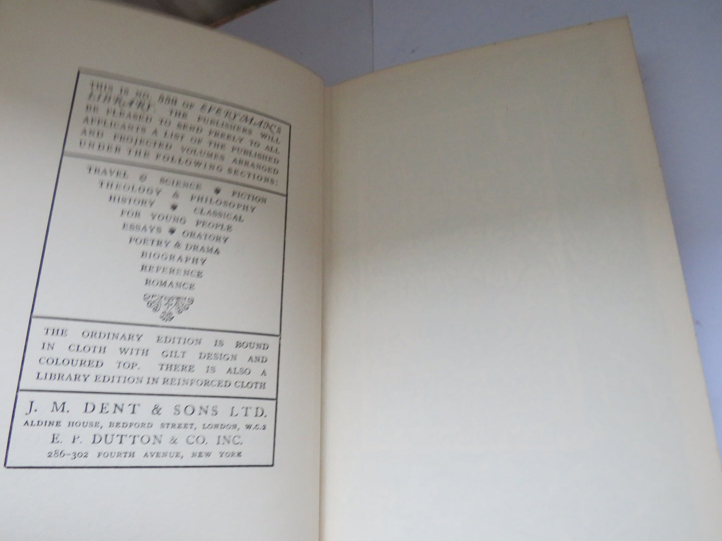 A Literary & Historical Atlas of America Everyman's Library 1930