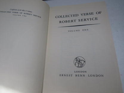 Collected Verse Of Robert Service Volume One & Two 1960