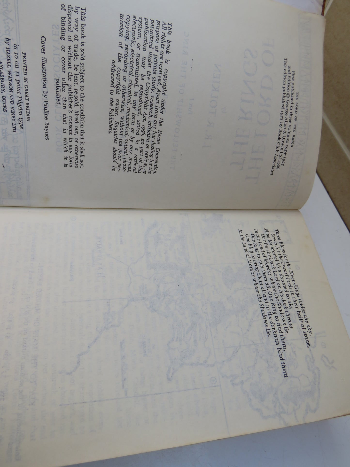 The Lord Of the Rings by J.R.R. Tolkien, 3 Books, 1973, Vintage Book