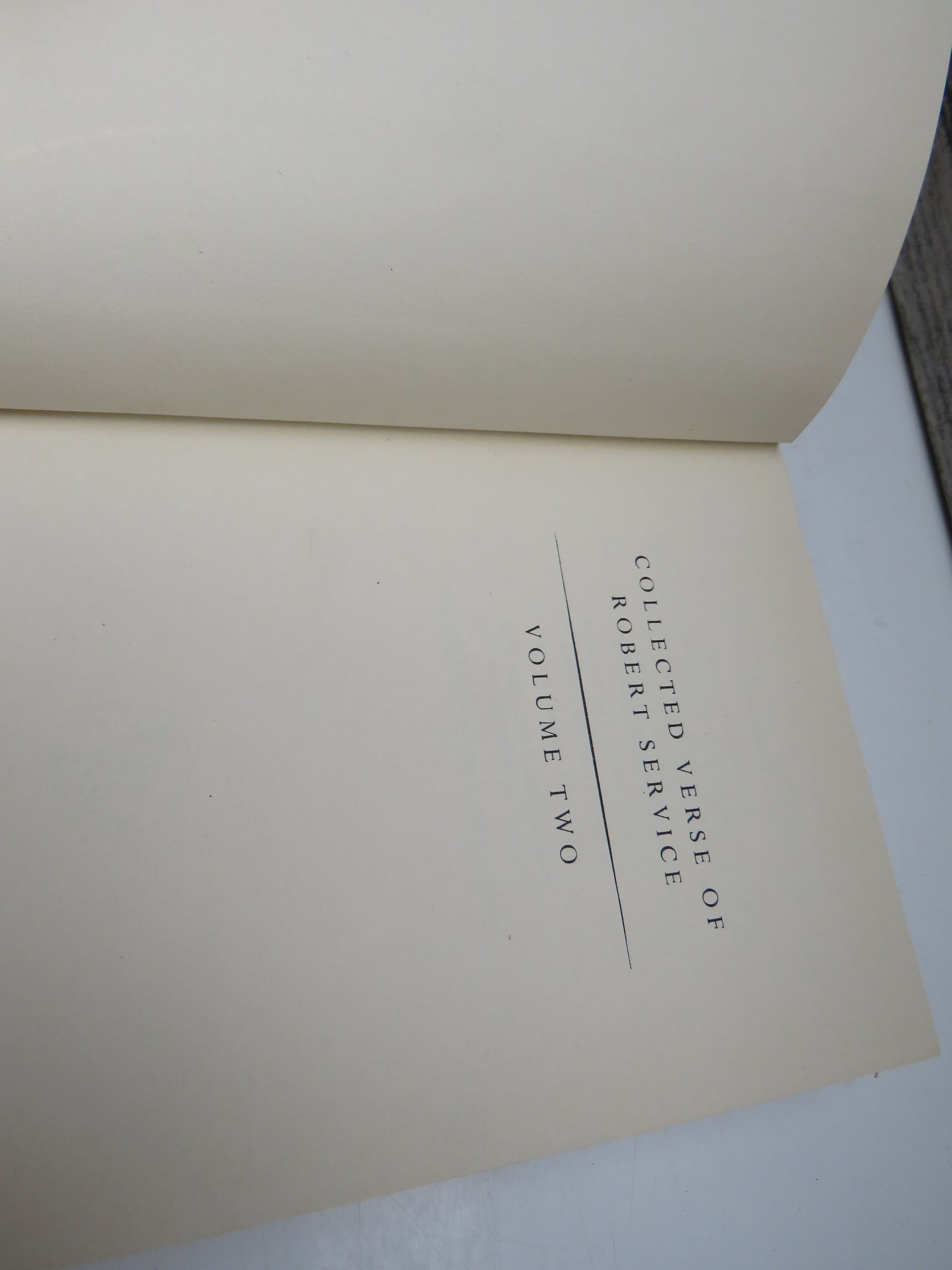 Collected Verse Of Robert Service Volume One & Two 1960
