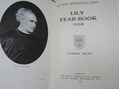 The Lily Year Book, 1938 Number 7, The Royal Horticultural Society book image 3