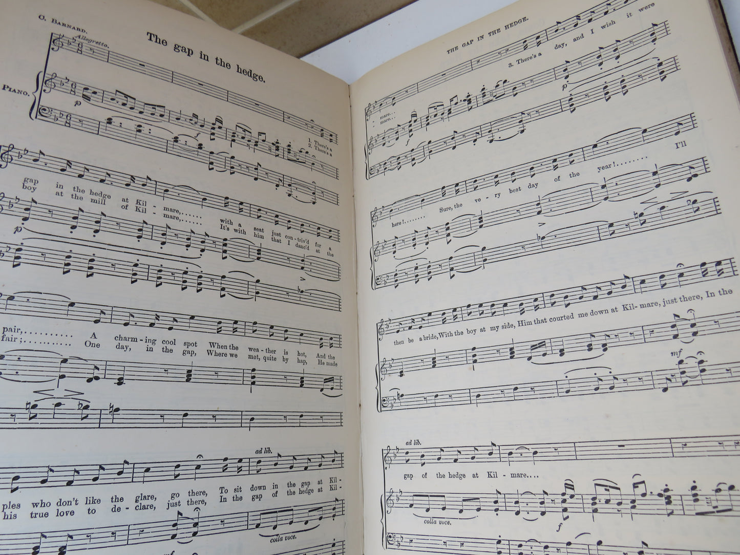 Songs of Ireland Including the Most Favourite of Moore's Irish Melodies & a Large Collection of Old Songs and Ballads with New Symphonies and Accompaniments by Hatton & Molloy