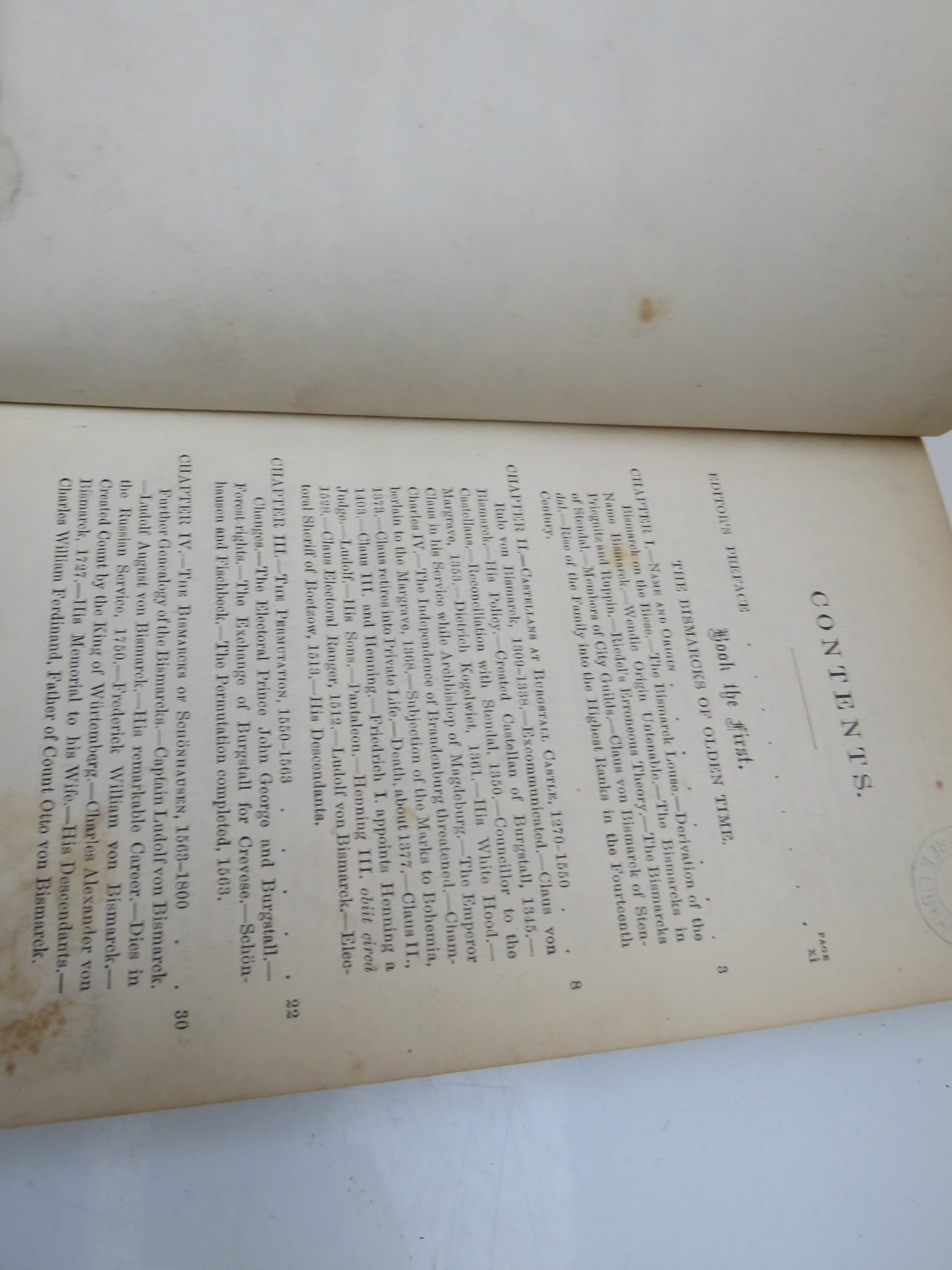 The Life of Bismarck, Private and Political; By John George Louis Hesekiel Translated By Kenneth R. H. Mackenzie 1870