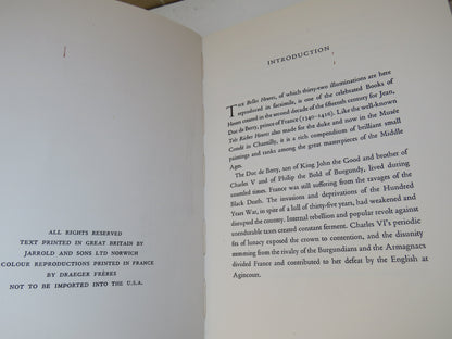 Les Belles Heures Du Duc De Berry, James J. Rorimer, Beautifully Illustrated Vintage Book book image 5