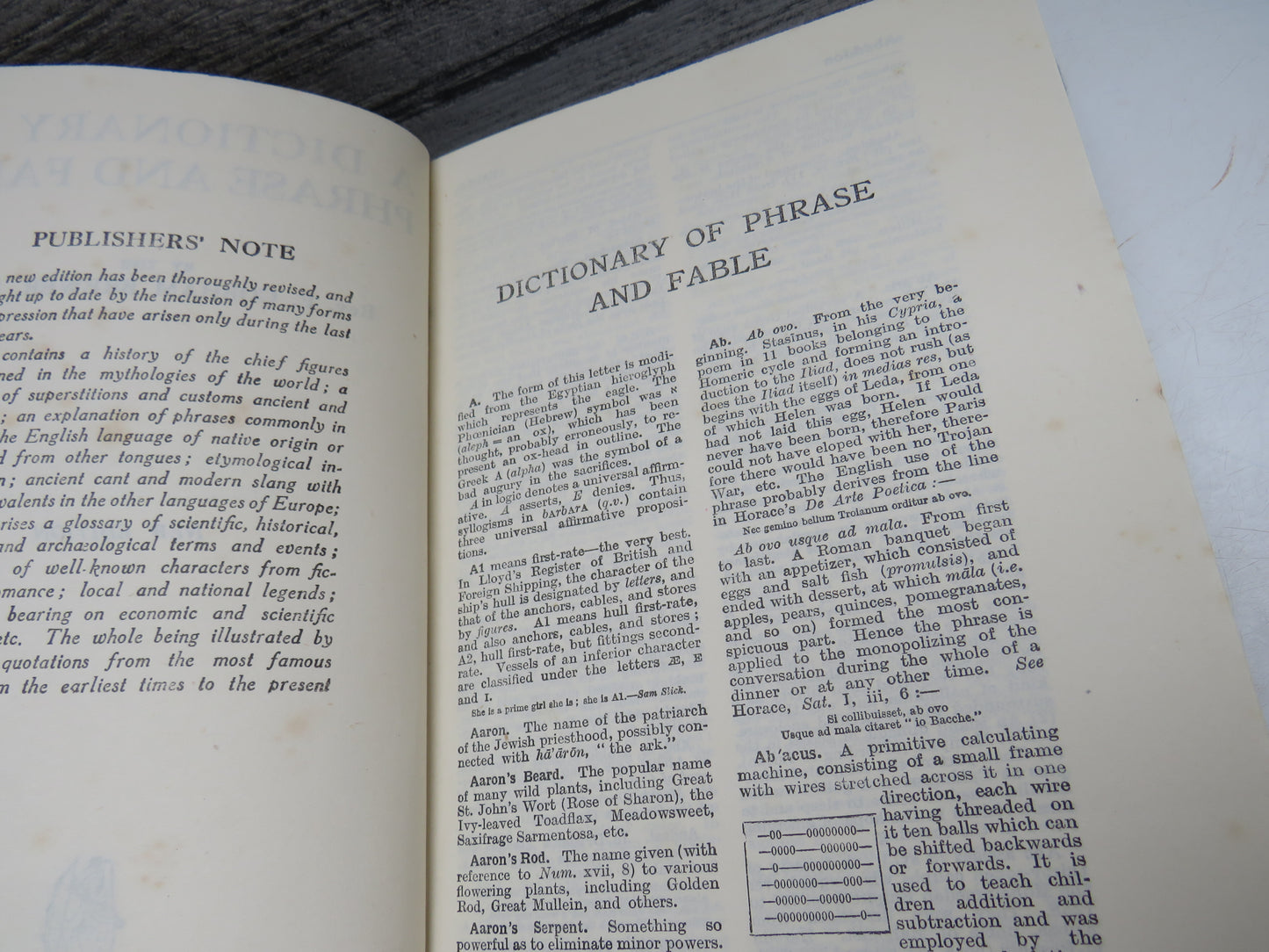Brewer's Dictionary of Phrase & Fable by The Rev. E. Cobham Brewer