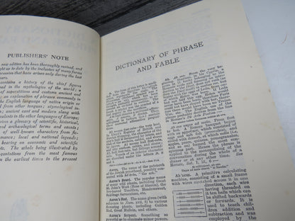 Brewer's Dictionary of Phrase & Fable by The Rev. E. Cobham Brewer book image 6