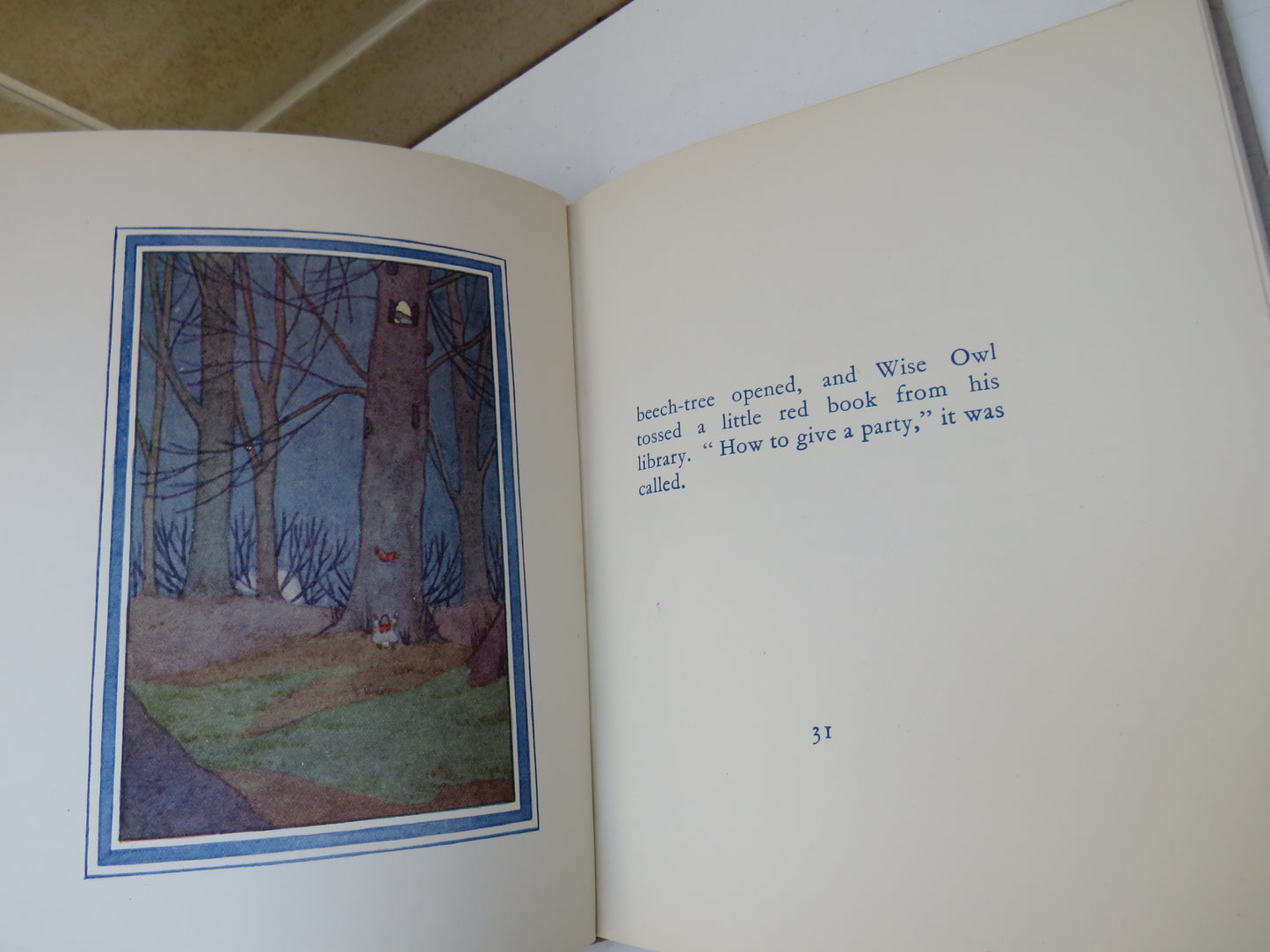 Little Grey Rabbit's Party by Alison Uttley, 1936, Vintage Children's Book